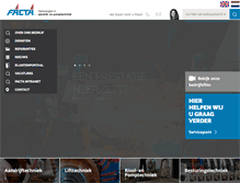 Tablet Screenshot of facta.nl